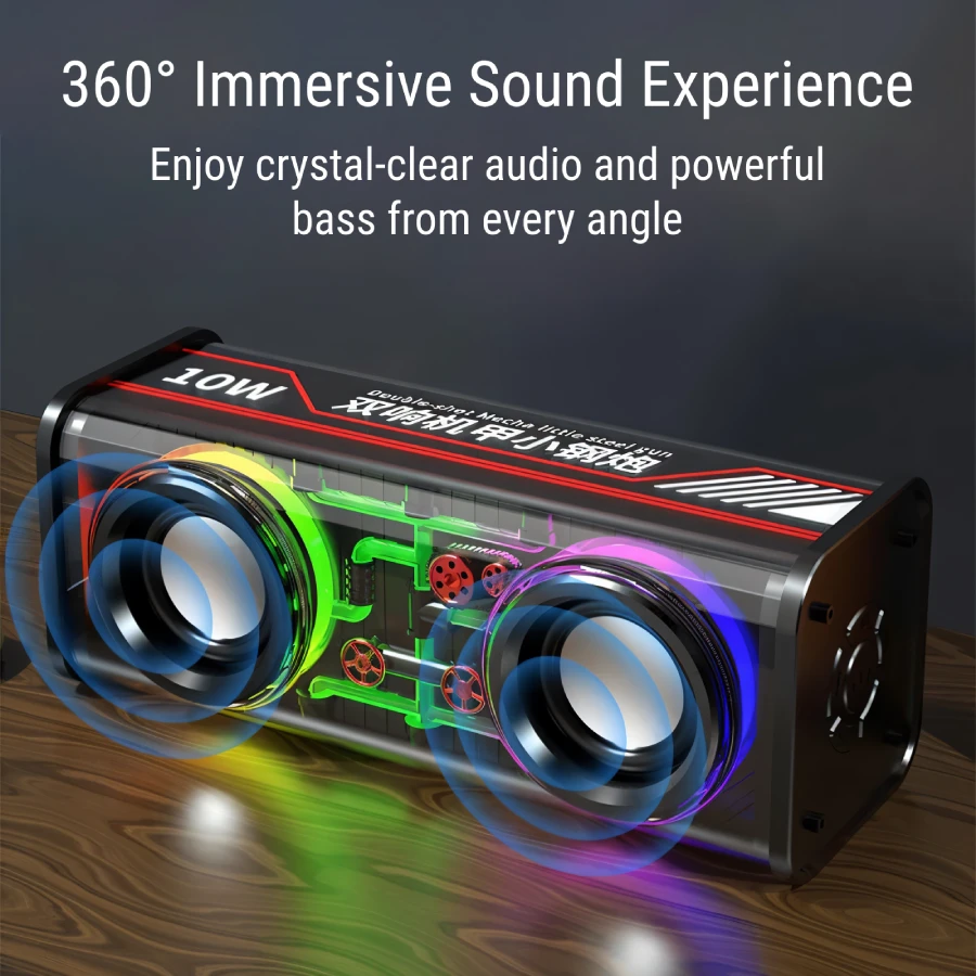 wispeaker speaker cyber rgb bluetooth sound experience
