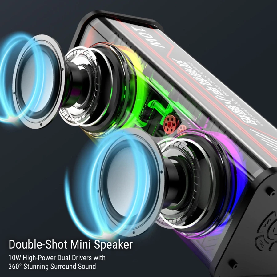 wispeaker speaker cyber rgb bluetooth sound